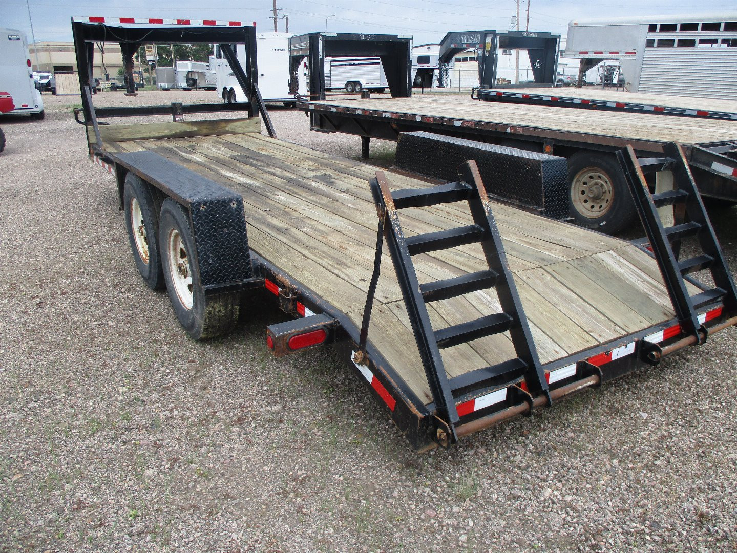 Used 2003 Homemade FLATBED Flatbed Trailer 8 X 20