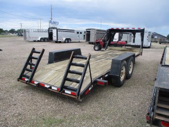 Used 2003 Homemade FLATBED Flatbed Trailer 8 X 20