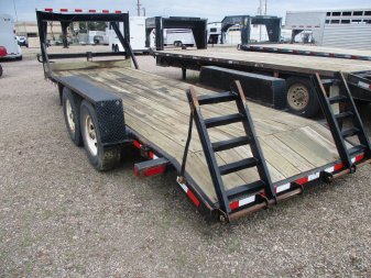 Used 2003 Homemade FLATBED Flatbed Trailer 8 X 20