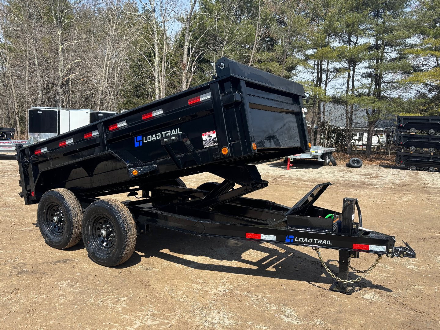 New 2025 LOAD TRAIL 6X12-DT Dump Trailer/ I BEAM Frame/ 24