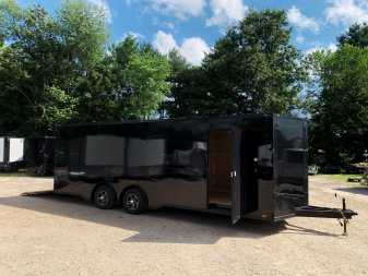 New 2025 SPARTAN 8.5X24 + 2ft V nose/ 7' Int Height/ .080 Polycore Exterior/ Spread Torsion/Blackout- 9990gvw