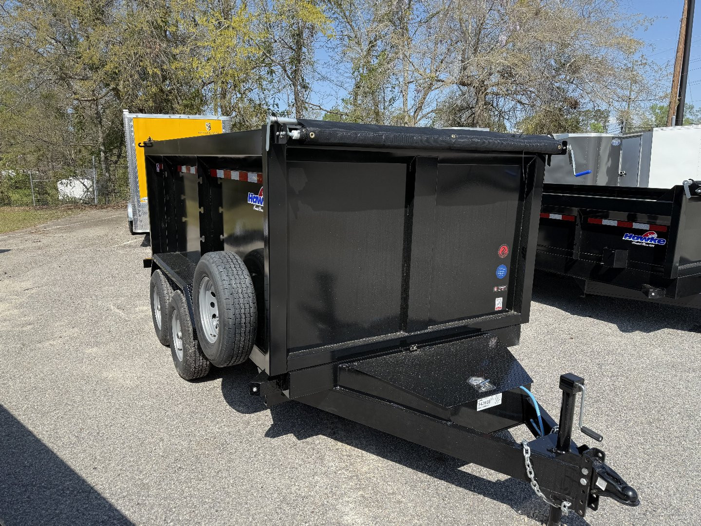 New 2025 Hawke Trailers 6x12 Dump Trailer