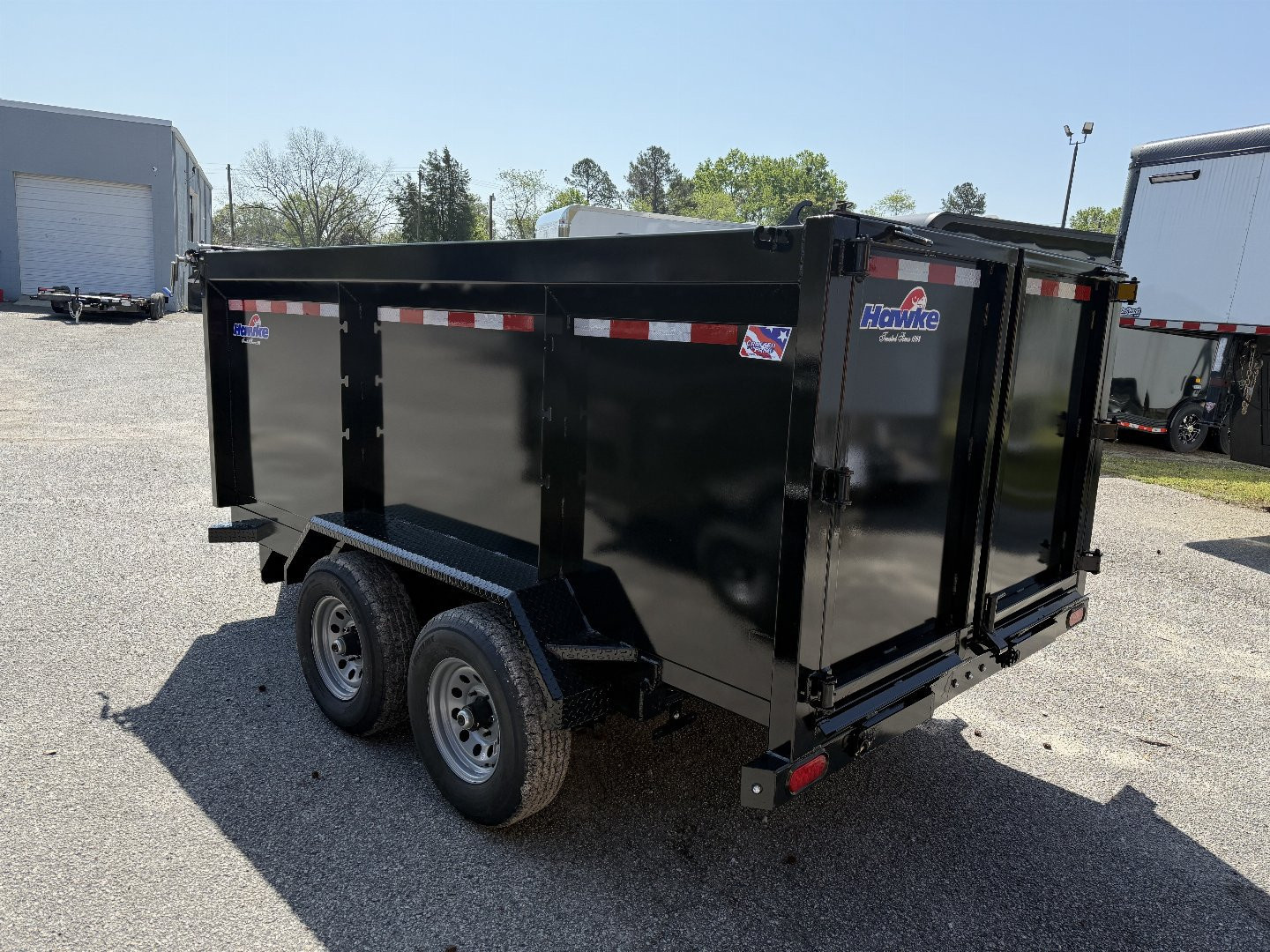 New 2025 Hawke Trailers 6x12 Dump Trailer