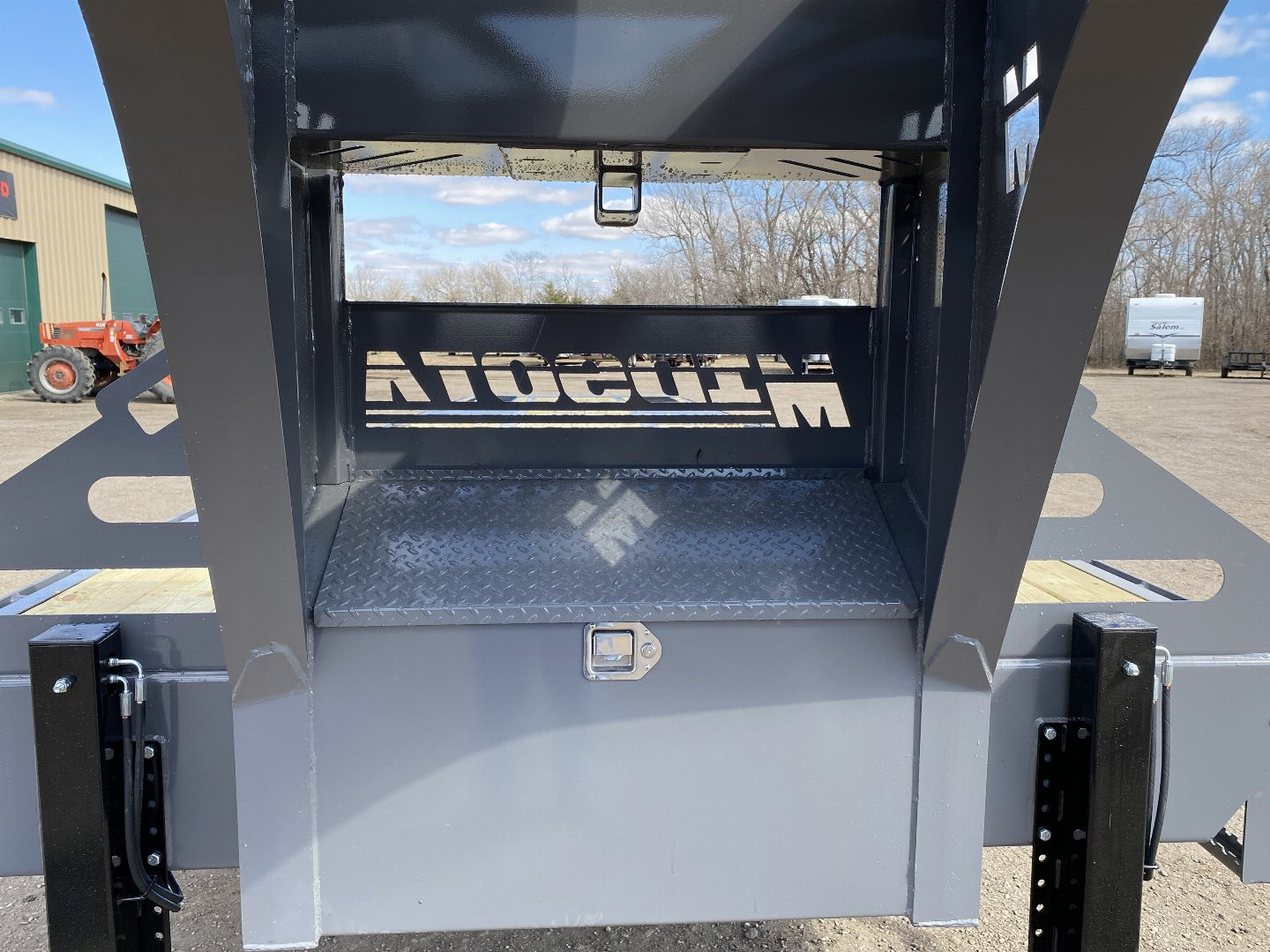 New 2025 Midsota 102x36 Flatbed Trailer Hydraulic Dovetail