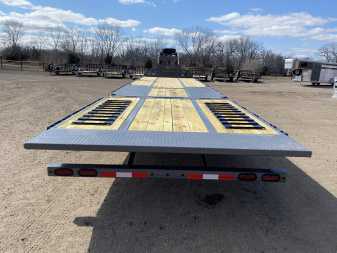 New 2025 Midsota 102x36 Flatbed Trailer Hydraulic Dovetail