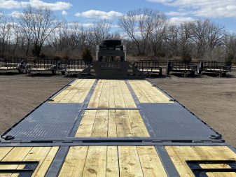 New 2025 Midsota 102x36 Flatbed Trailer Hydraulic Dovetail