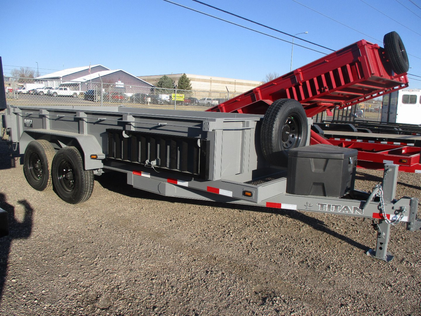 New 2024 Titan Trailer DUMP Dump Trailer 82 X 14