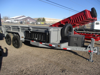 New 2024 Titan Trailer DUMP Dump Trailer 82 X 14