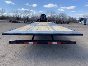 New 2025 Midsota 102x32 Flatbed Trailer Hydraulic Dovetail