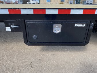 New 2025 Midsota 102x32 Flatbed Trailer Hydraulic Dovetail