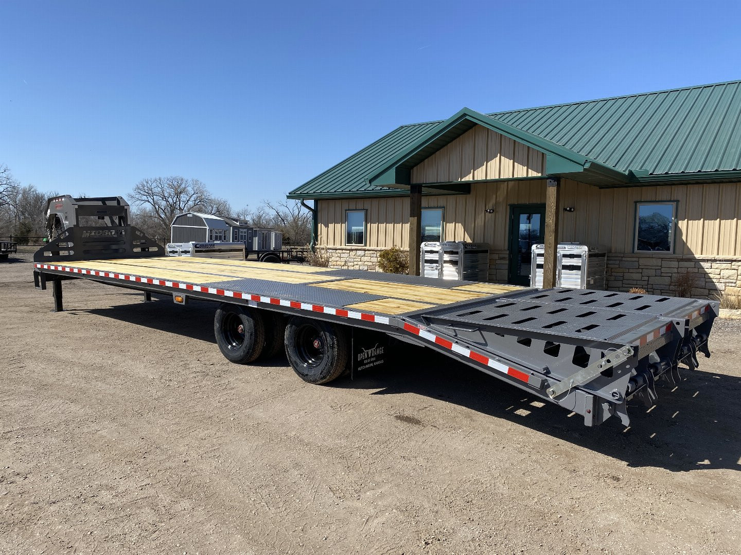 New 2025 Midsota 102x32 Flatbed Trailer