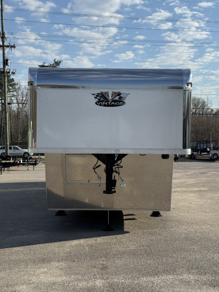 New 2025 Vintage Trailers 8.5x52 Gooseneck Car / Racing Trailer