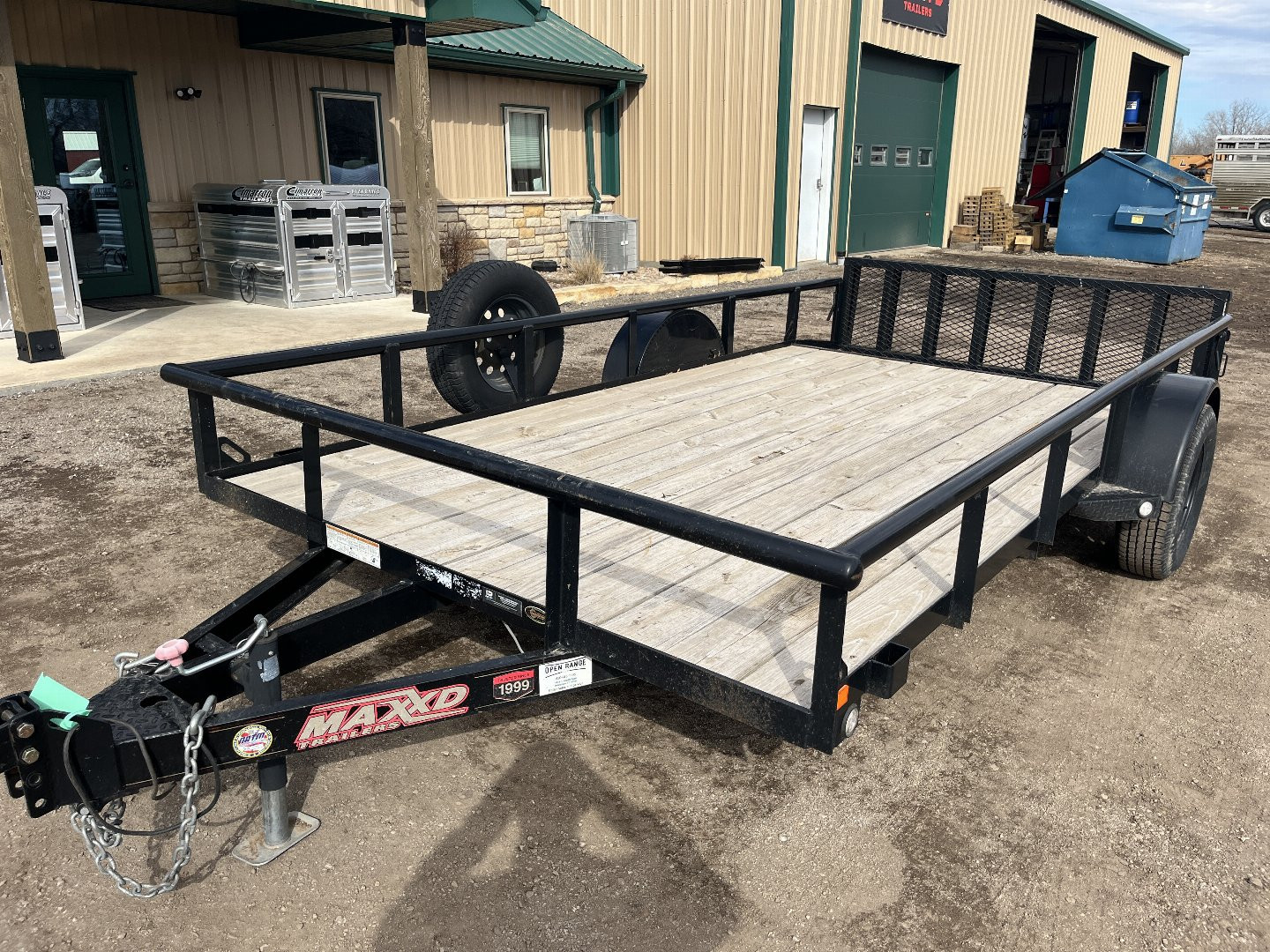 Used 2020 MAXXD 83x14 Utility Trailer