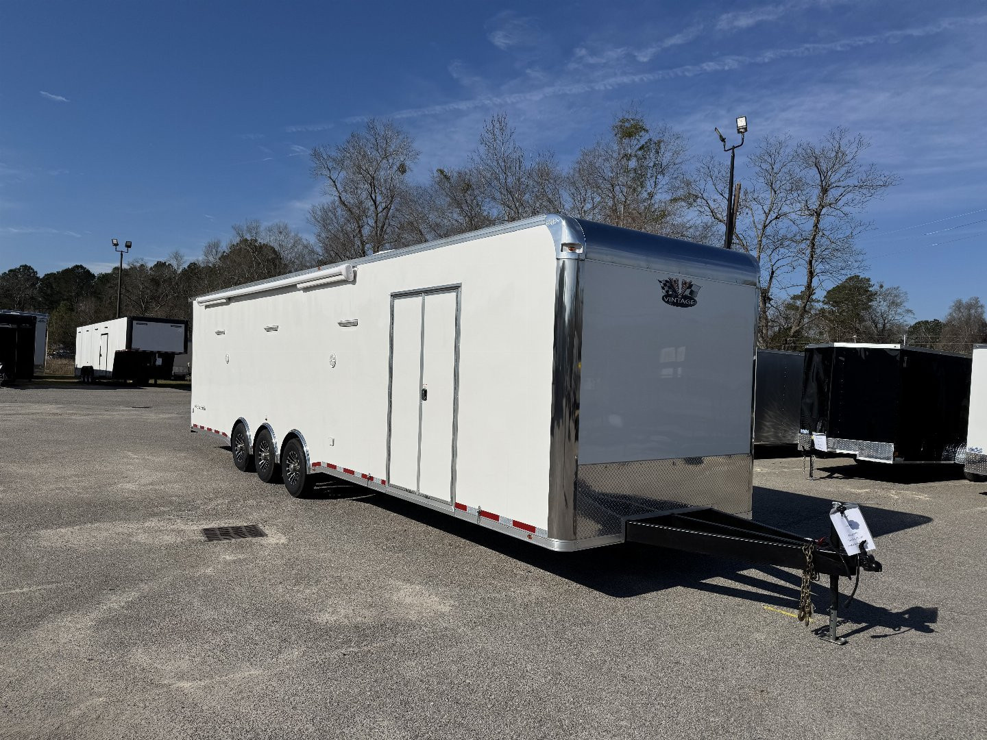 New 2025 Vintage Trailers 8.5x34 Car / Racing Trailer