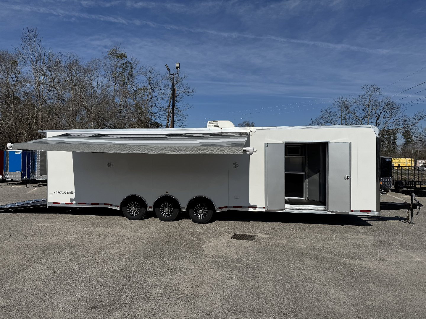 New 2025 Vintage Trailers 8.5x34 Car / Racing Trailer