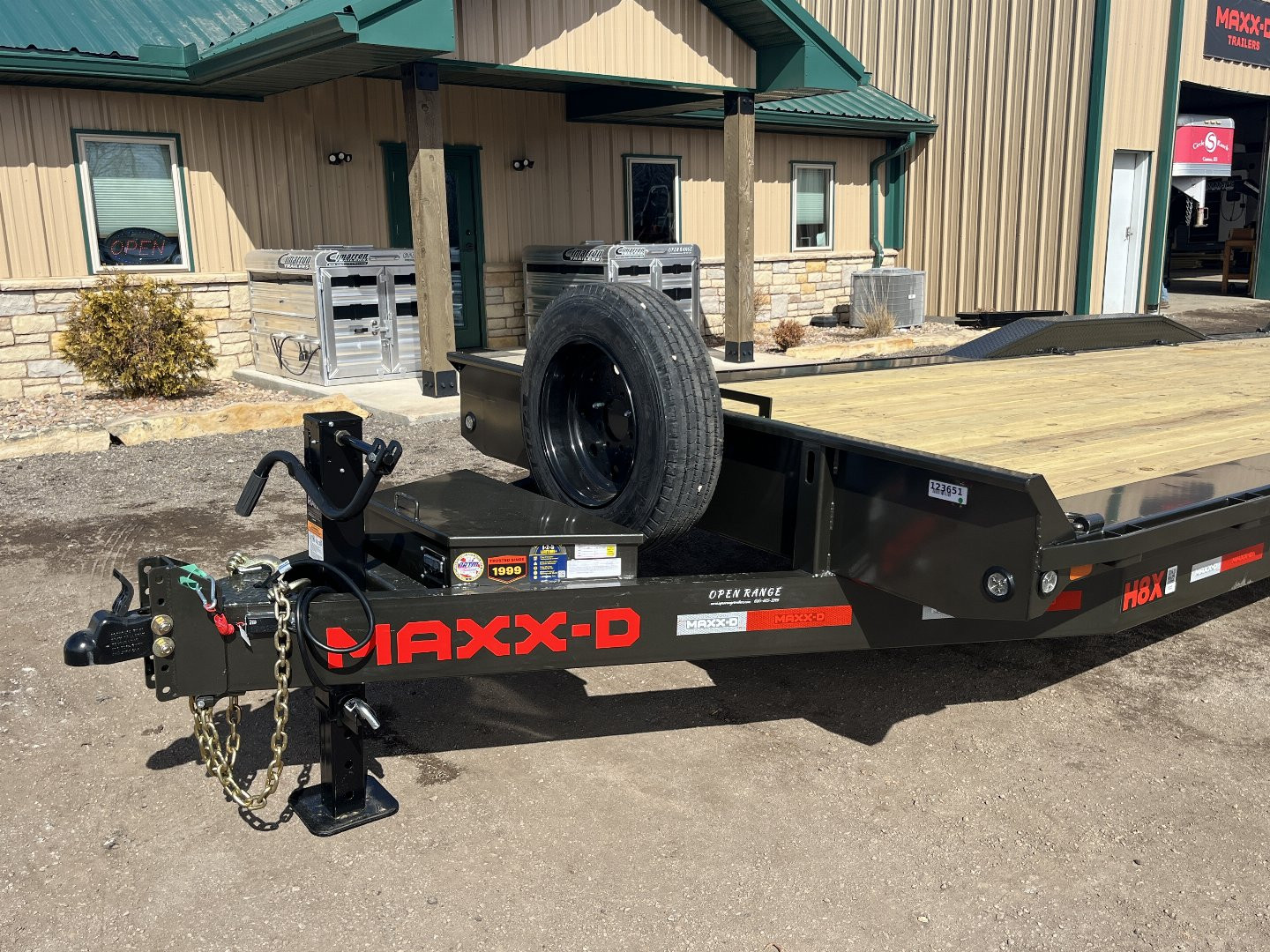New 2025 MAXXD H8B 102x24 Equipment Trailer