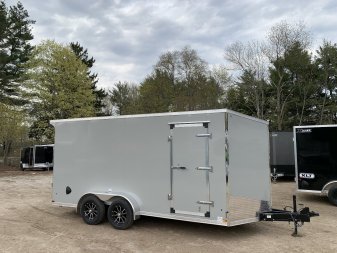 New 2025 US Cargo 7X16+ 2ft V-Nose/ Polycore / I-Beam Frame / 7' interior - 7000GVW
