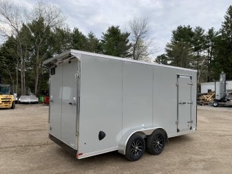 New 2025 US Cargo 7X16+ 2ft V-Nose/ Polycore / I-Beam Frame / 7' interior - 7000GVW