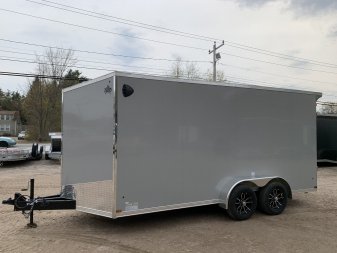 New 2025 US Cargo 7X16+ 2ft V-Nose/ Polycore / I-Beam Frame / 7' interior - 7000GVW