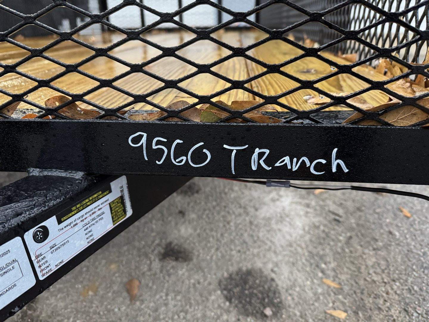 New 2025 5x10 Utility Trailer