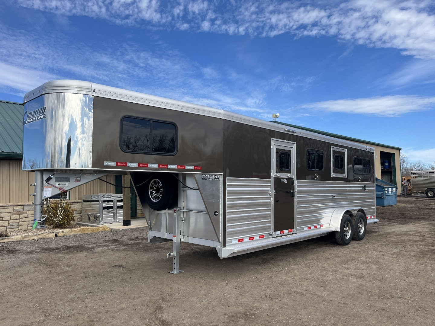 New 2025 Cimarron Trailers 2 + 1 Horse Trailer