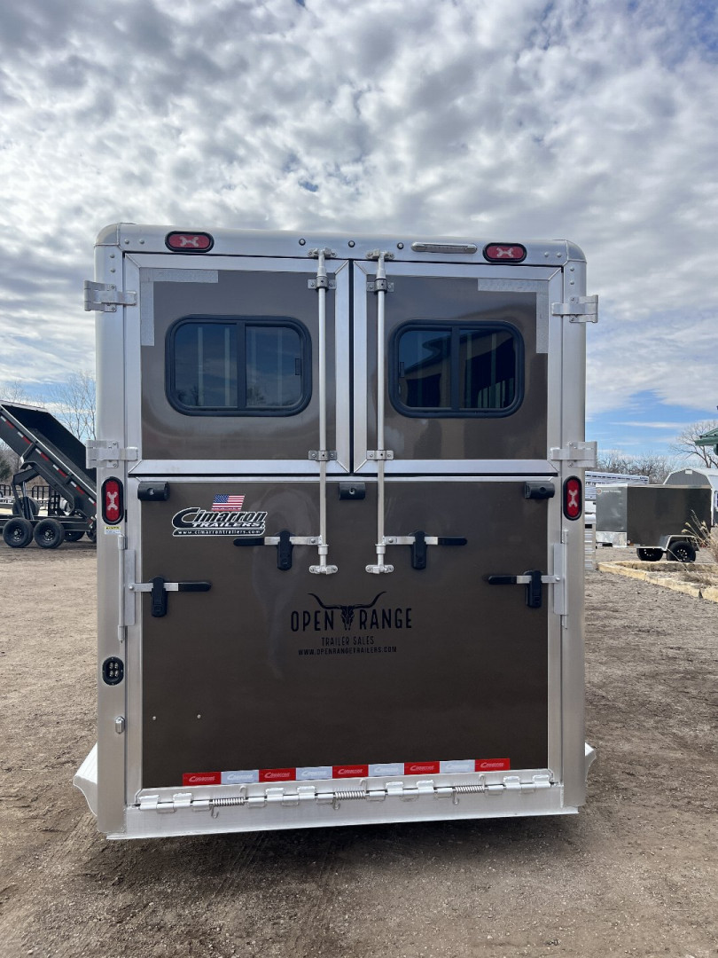 New 2025 Cimarron Trailers 2 + 1 Horse Trailer