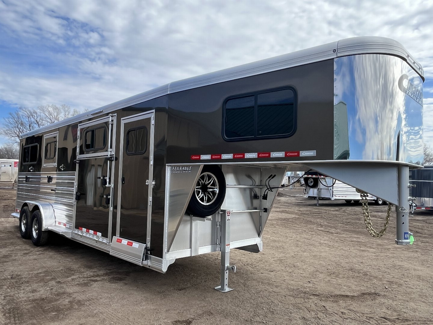 New 2025 Cimarron Trailers 2 + 1 Horse Trailer