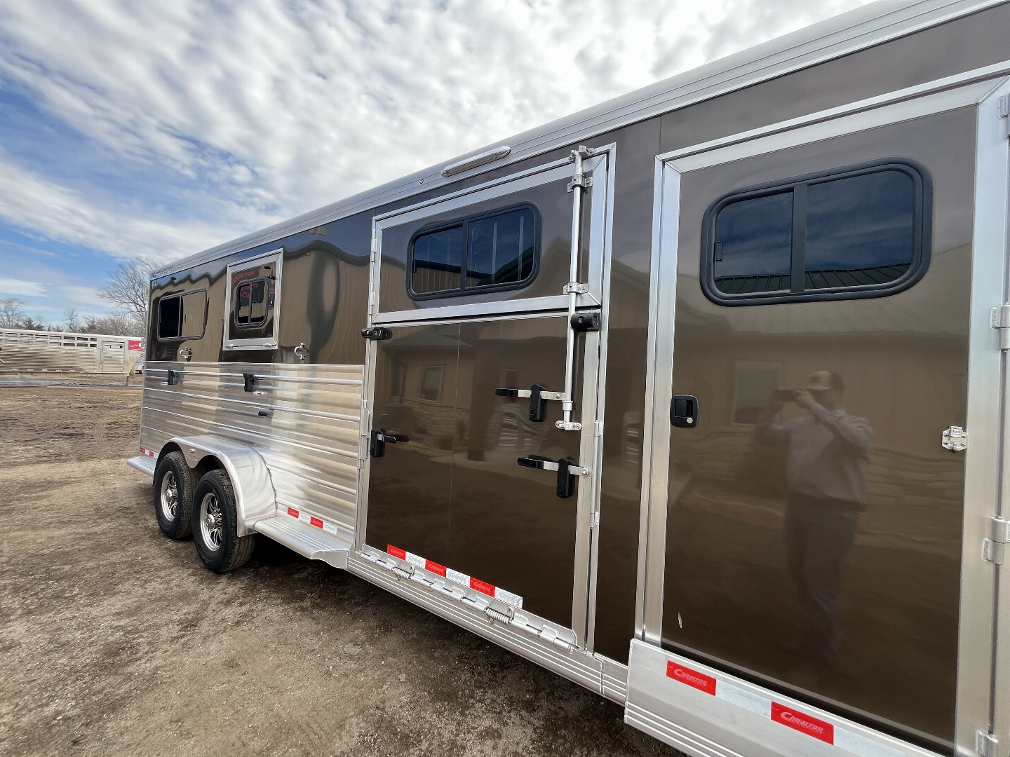 New 2025 Cimarron Trailers 2 + 1 Horse Trailer