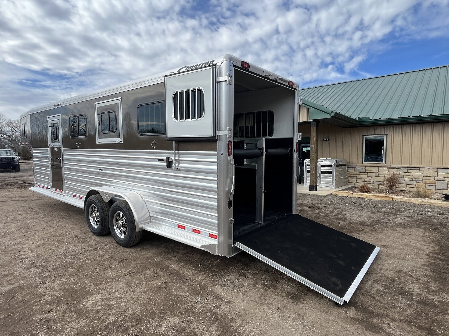 New 2025 Cimarron Trailers 2 + 1 Horse Trailer