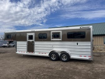 New 2025 Cimarron Trailers 2 + 1 Horse Trailer