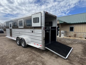 New 2025 Cimarron Trailers 2 + 1 Horse Trailer