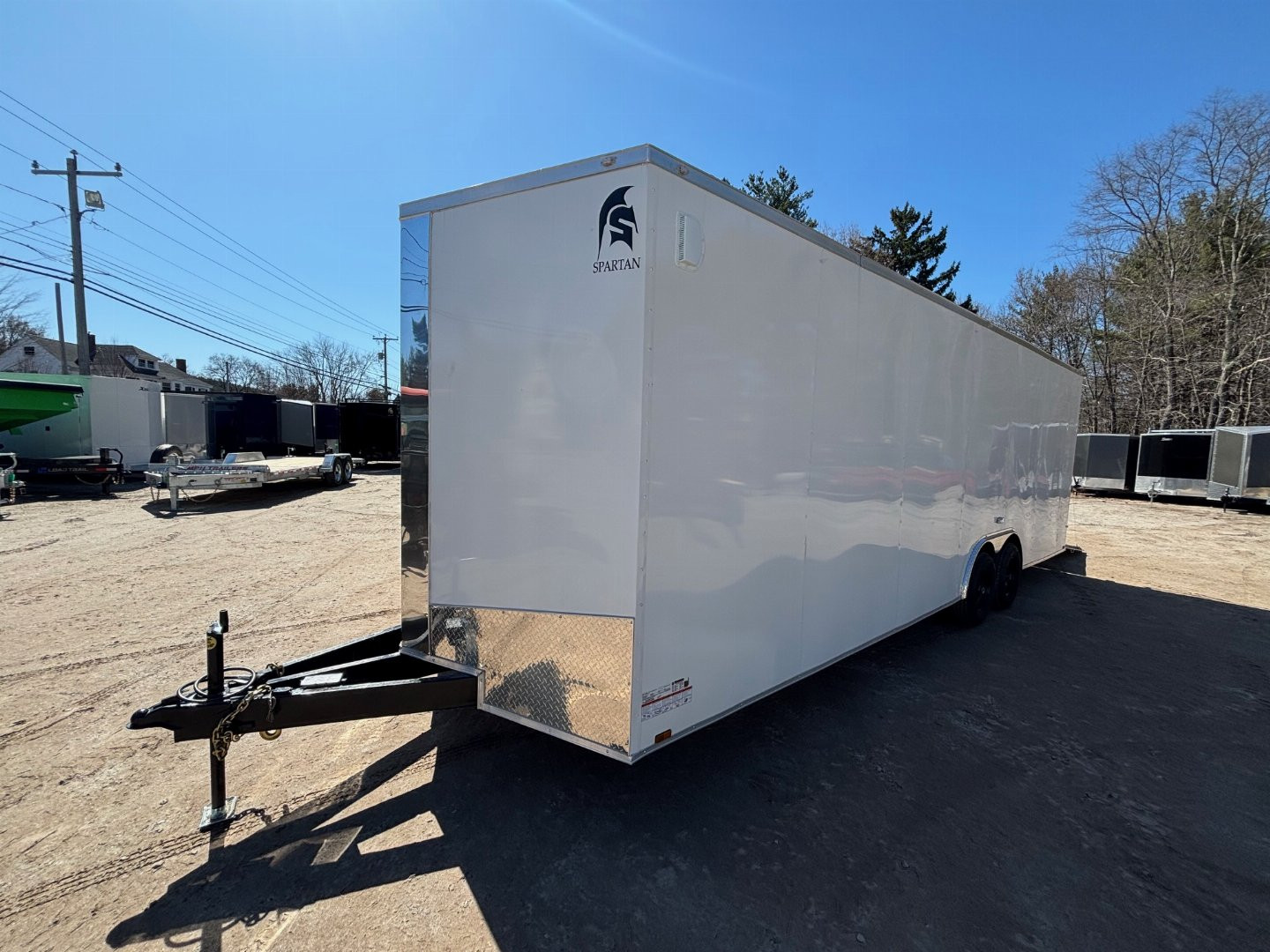 New 2025 SPARTAN 8.5X26 + 2ft V nose/ 7'6 Int Height /Ext. Tongue / 9990gvw
