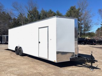 New 2025 SPARTAN 8.5X26 + 2ft V nose/ 7'6 Int Height /Ext. Tongue / 9990gvw
