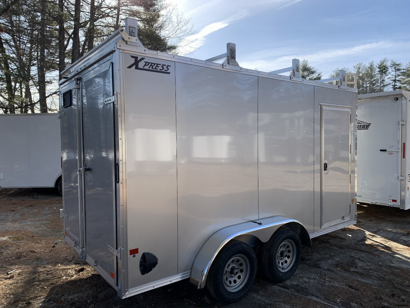 New 2025 High Country 7x14 + 2FT V-Nose/ Aluminum trailer / 7' interior/ Contractor Package -7000GVW
