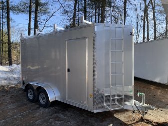 New 2025 High Country 7x14 + 2FT V-Nose/ Aluminum trailer / 7' interior/ Contractor Package -7000GVW