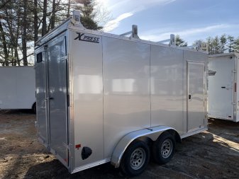 New 2025 High Country 7x14 + 2FT V-Nose/ Aluminum trailer / 7' interior/ Contractor Package -7000GVW
