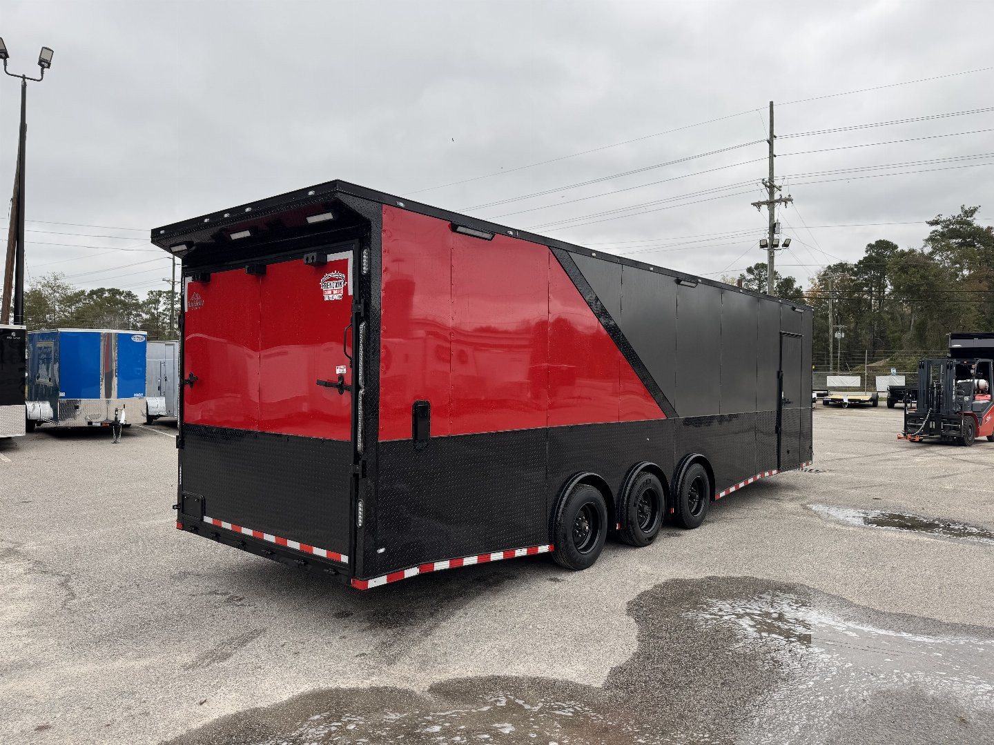 New 2025 Rock Solid Cargo 8.5X30 Car / Racing Trailer