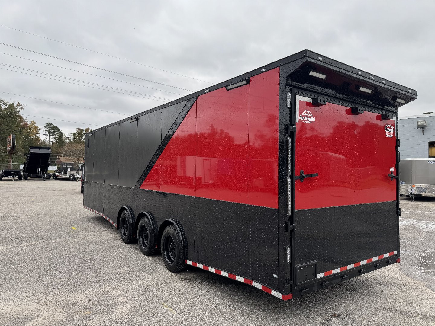 New 2025 Rock Solid Cargo 8.5X30 Car / Racing Trailer