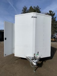 New 2025 High Country 7x16 + 18" V-Nose/ XLT Aluminum trailer / 16" OC construction / WHITE-OUT/ 7'6" interior/ 7000GVW