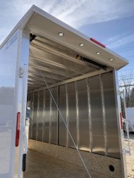 New 2025 High Country 7x16 + 18" V-Nose/ XLT Aluminum trailer / 16" OC construction / WHITE-OUT/ 7'6" interior/ 7000GVW