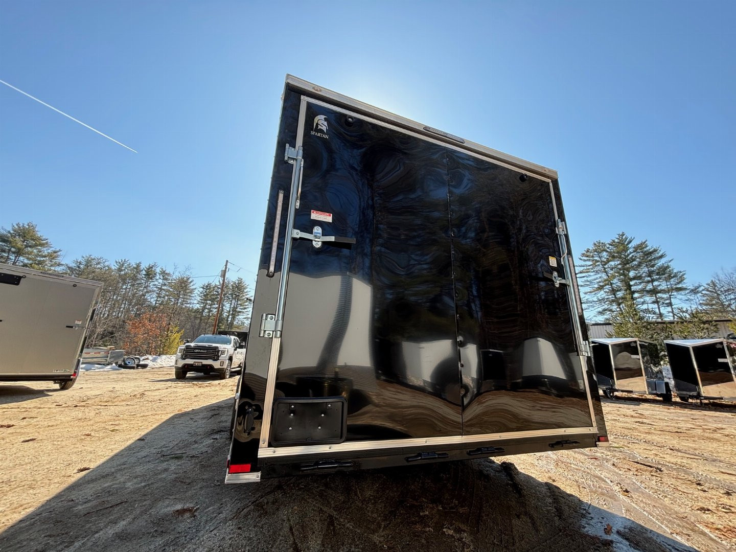 New 2025 SPARTAN 8.5X24 + 2ft V nose/ 7' Int Height/ .030 Exterior /Ext. Tongue / 9990gvw