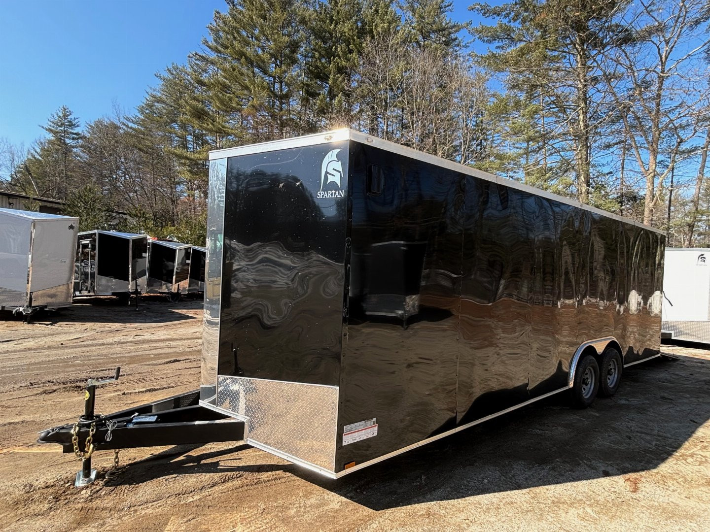 New 2025 SPARTAN 8.5X24 + 2ft V nose/ 7' Int Height/ .030 Exterior /Ext. Tongue / 9990gvw