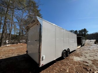 New 2025 SPARTAN 8.5X24 + 2ft V nose/ 7'6 Int Height/ .080 Polycore Exterior /Ext. Tongue / 9990gvw