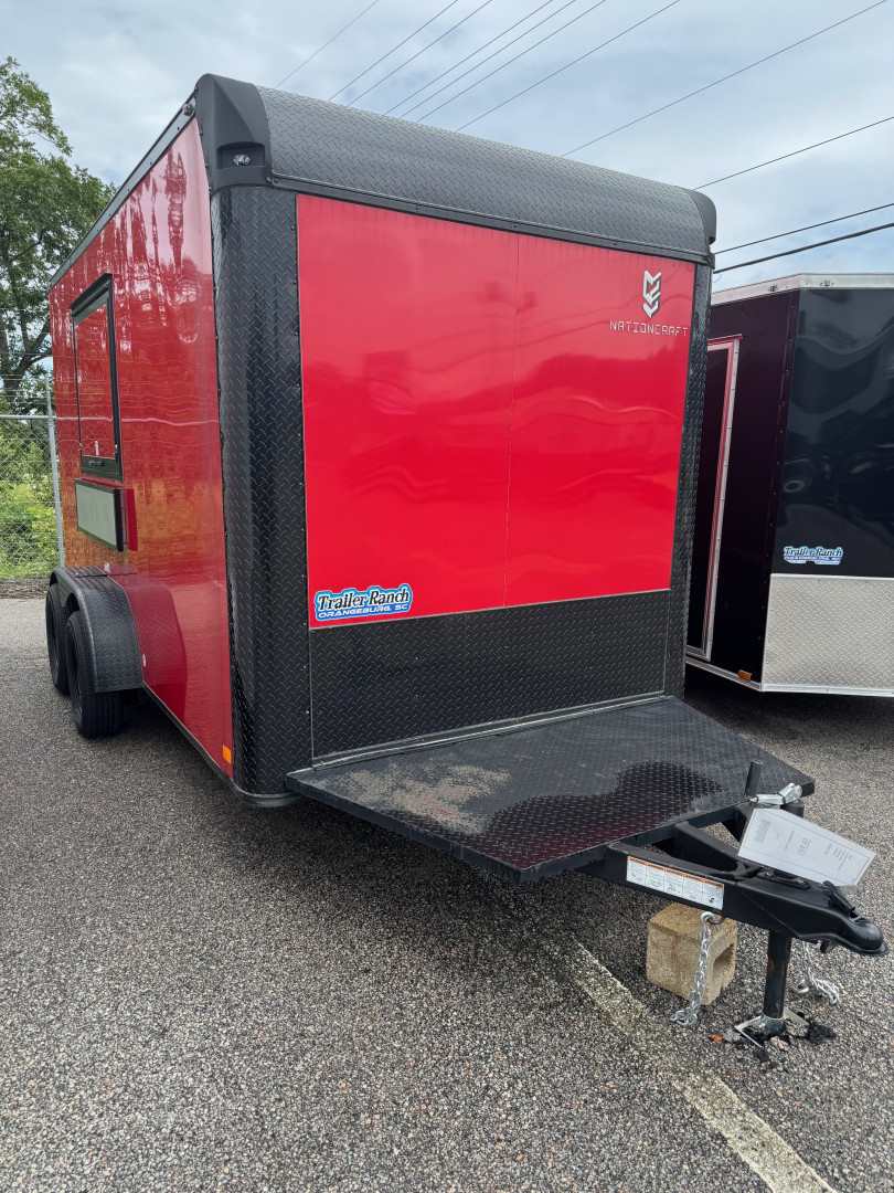 New 2024 NationCraft Trailers 7x14TA2 Cargo / Enclosed Trailer