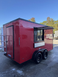 New 2024 NationCraft Trailers 7x14TA2 Cargo / Enclosed Trailer