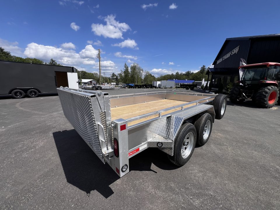 New 2026 Triumph 7X12 Aluminum Utility Trailer / Bi Fold Ramp - 7000GVW