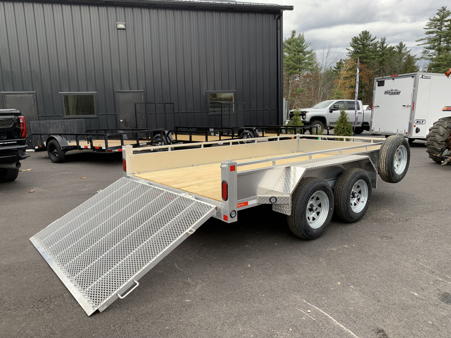 New 2026 Triumph 7X12 Aluminum Utility Trailer - 7000GVW