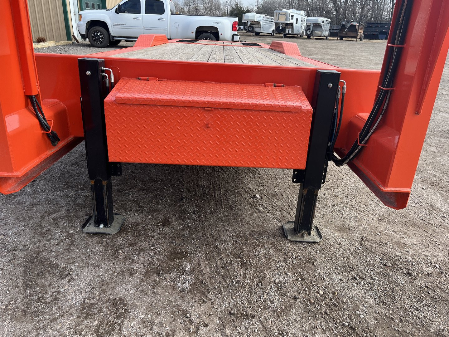 New 2024 Midsota STWB Equipment Trailer 7' Hydraulic Dovetail 26'
