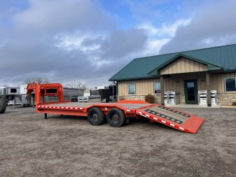 New 2024 Midsota STWB Equipment Trailer 7' Hydraulic Dovetail 26'