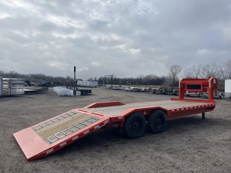 New 2024 Midsota STWB Equipment Trailer 7' Hydraulic Dovetail 26'